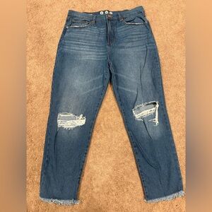 Eco by Rewash Super High Rise Dark Blue Jeans. Size 11/30.